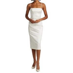 Amsale Duchess Satin Dress, Size 8